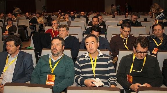 Participantes en el Foro de la Asociación Nacional de Veterinarios de Porcino Ibérico. Antonio Tanarro