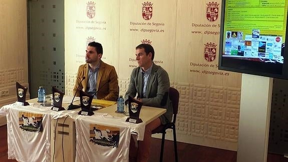 Daniel Sacristán (izquierda) y Amancio del Castillo, durante la presentación.