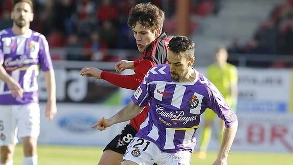 Guzmán durante el partido de Anduva.