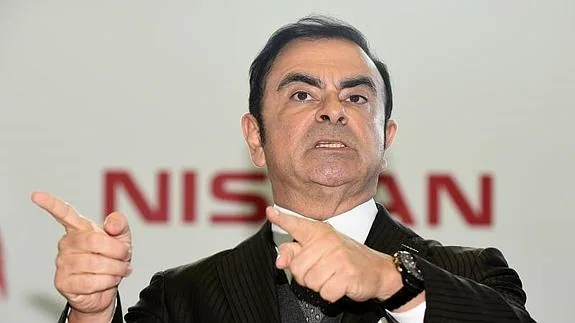 Carlos Ghosn, durante una intervención publica en martes pasado en Japón. / AFP 