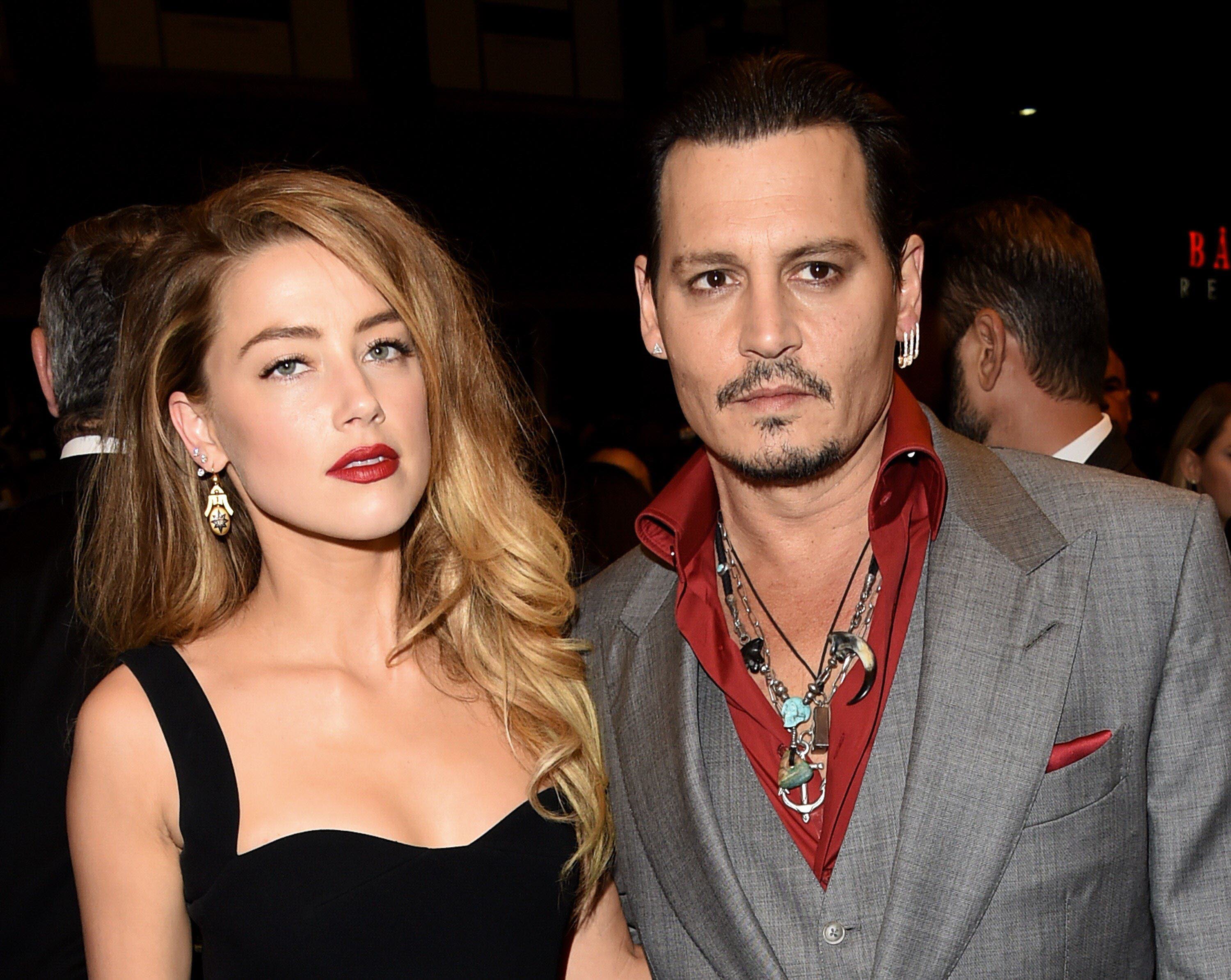 Amber Heard con Johnny Depp