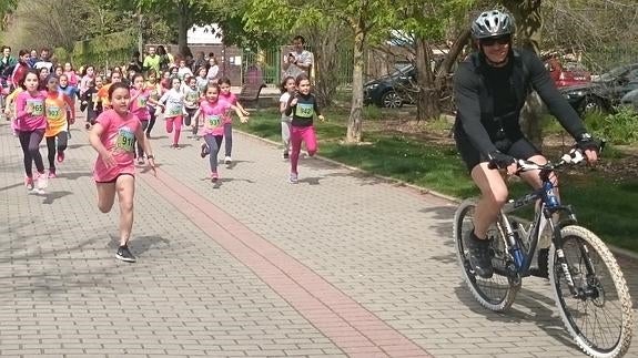 Salida de una de las pruebas de los más pequeños.