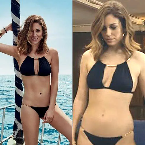 Blanca Suárez 'pierde' unos kilos con el uso del Photoshop