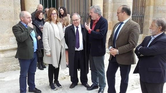 El ministro de Cultura en Autillo de Campos.