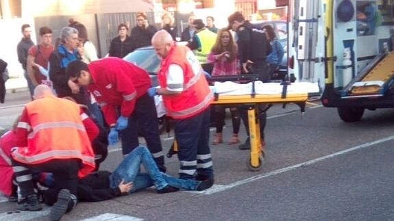 Un atropello en las inmediaciones de la fiesta de la ITA de Palencia se salda con tres heridos