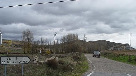 Estado actual de la carretera.El Norte