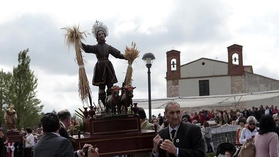 Procesión de San Isidro en Valladolid. 