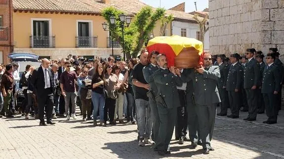 Funeral del guardia civil fallecido en un atropello en la A-62.