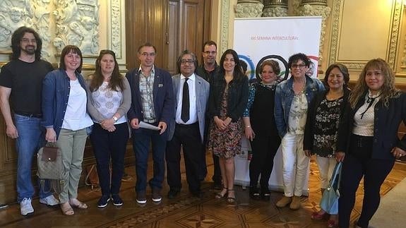 Presentación de la Olimpìada en el Ayuntamiento.