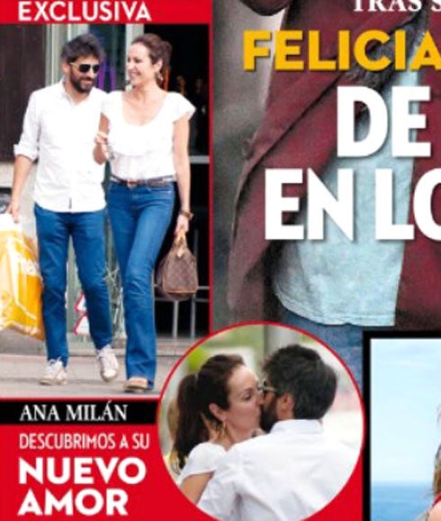Ana Milán, pillada con el escritor Manel Loureiro