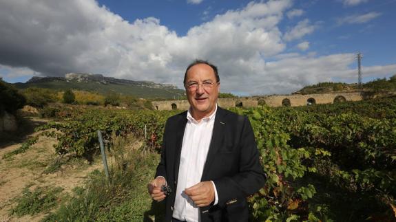 Carlos Moro, en una de sus fincas vitivinícolas 