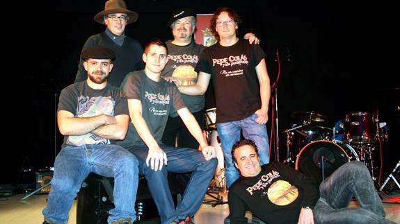 El grupo Pepe Colás y los punkifolkis. 