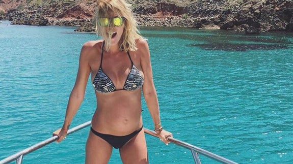 Amaia Salamanca, seis meses de embarazo y apenas se le nota