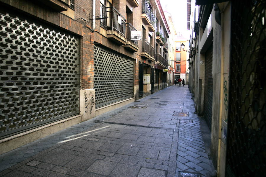 Calle del Barrio Húmedo donde comenzaron los hechos