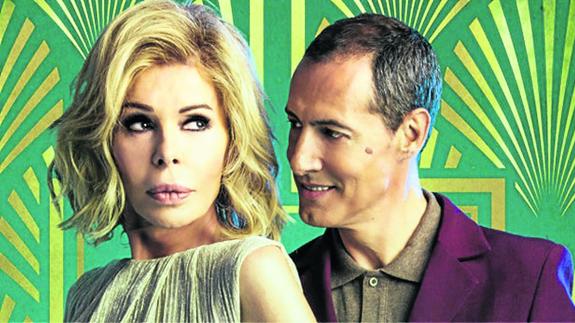 Bibiana Fernández y Manuel Banderas protagonizan la obra ‘El amor está en el aire’. 