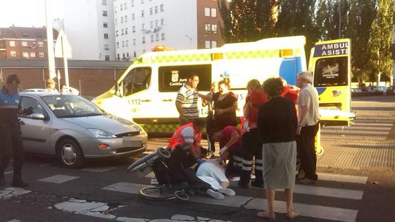 Imagen del lugar del accidente. 