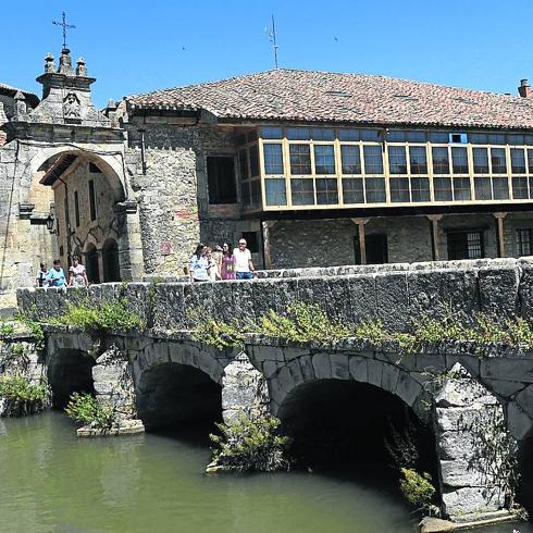 Puente del Portazgo, en Aguilar.