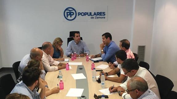 Comité de Dirección del PP de Zamora celebrado en la sede del partido.