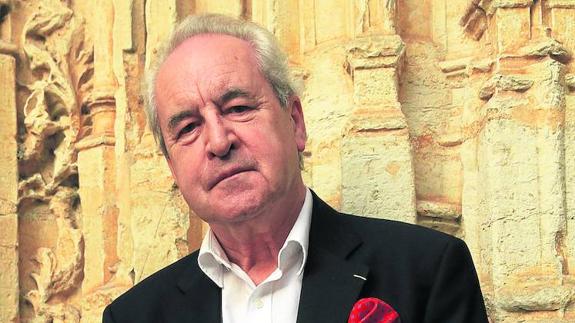 El novelista irlandés, John Banville, ayer en Segovia