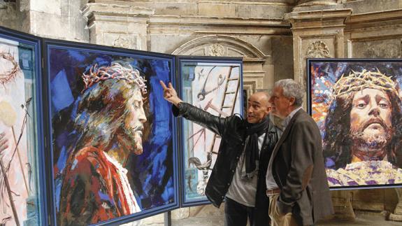 El artista salmantino explica a Jesús Málaga el proceso que ha seguido para crear su última obra. 