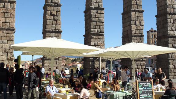 Terraza junto al Acueeucto.El Norte