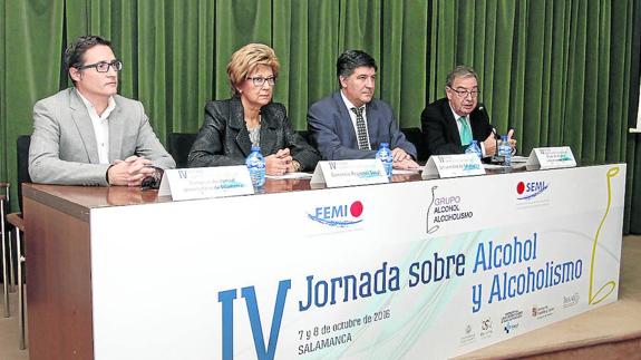 José Carlos Gómez, Manuela Plaza, Francisco Javier García y Francisco Javier Laso. 