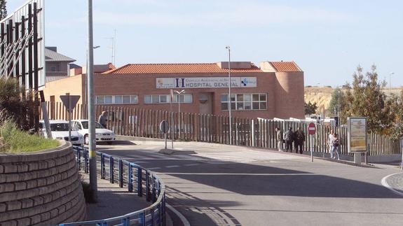 Entrada de consultas en el Hospital General de Segovia. 