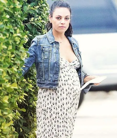 Mila Kunis enfila la recta final de su embarazo