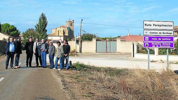 El delegado de la Junta, en Boadilla del Camino. 