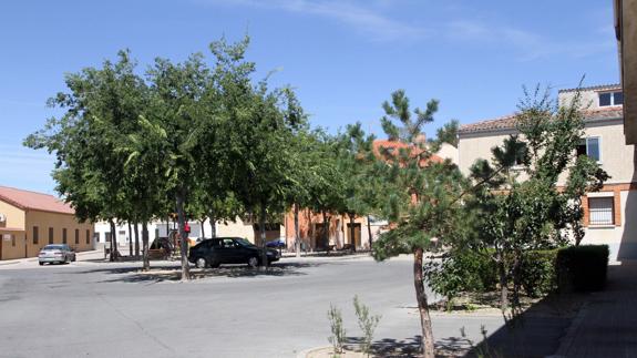 Vista de la plaza de Zamarramala. El Norte