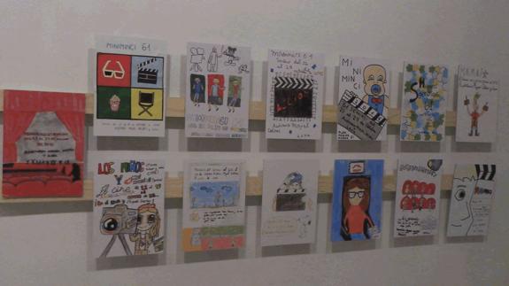 Los mejores carteles de la Miniminci lucen en la sala de exposiciones del Teatro Calderón