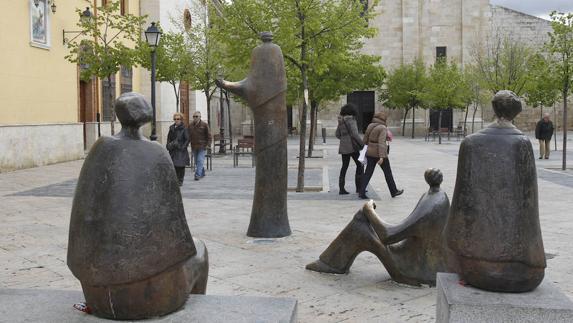 Plaza de San Pablo de la capital palentina. EL NORTE