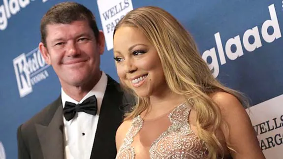 James Packer y Mariah Carey. 