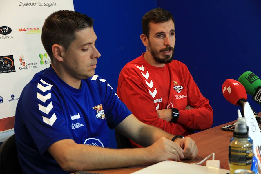 Diego Gacimartín (i) y Borja Blanco (d), durante la rueda de prensa.