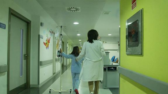 Área de Pediatría en el Hospital General de Segovia. 