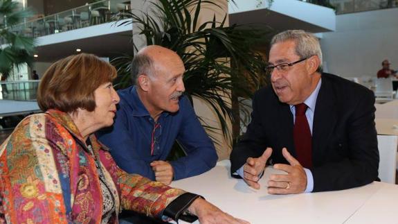 Maruchi Fiz, Ricardo González y Chema del Fraile. 
