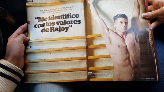 El concejal tronista de Medina se desnuda en Interviú