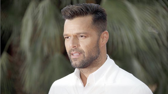 El cantante puertorriqueño Ricky Martin. 