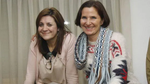 Rosa Aldea y María Luz Martínez Seijo.