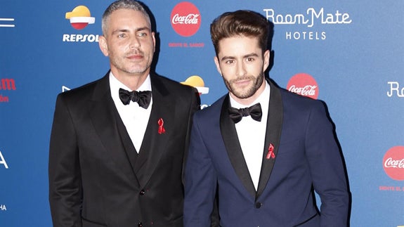 Sebastián Ferraro (Izda.) con Pelayo Díaz.
