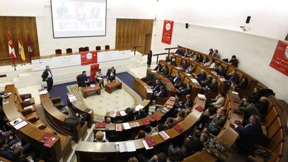 Una sesión de la última edición de 'Valladolid Tierra Capital del Español', en Fuensaldaña.