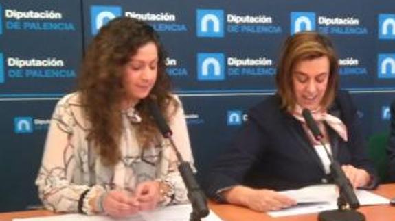 Carolina Valbuena y Ángeles Armisén. EL NORTE