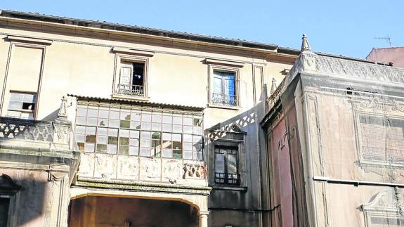 Casa en ruinas en la avenida de Italia que se pretende derribar.