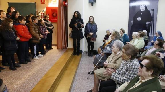 Actuación en la residencias de las Angélicas, en la calle Cerrada.