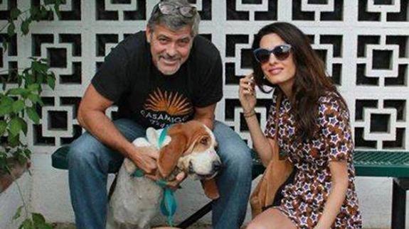 La pareja, en una foto que el actor colgó en su perfil de Facebook el día de Navidad.