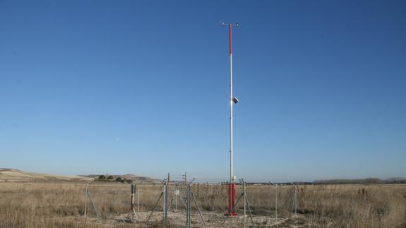 Estación meteorológico de Cuéllar. 
