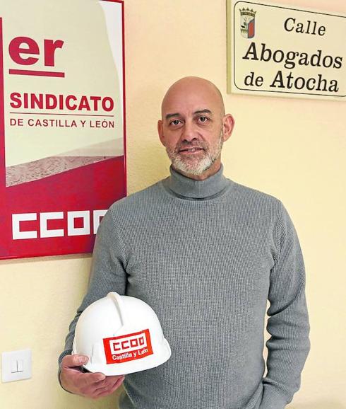 Emilio Pérez Prieto, secretario general de Comisiones Obreras en Salamanca. 