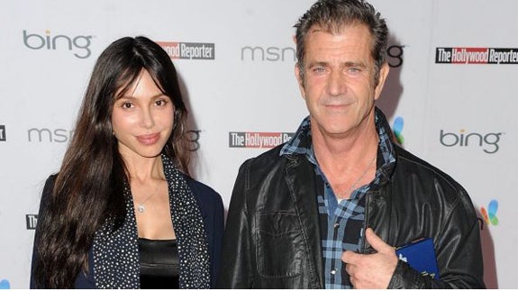 Rosalind Ross y Mel Gibson. 