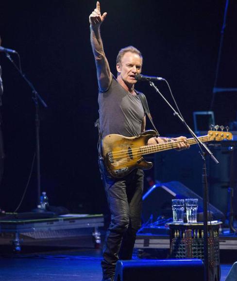 Sting durante un concierto en Roma el pasado año. 
