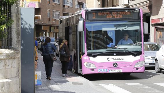 El perfil más habitual del usuario del autobús urbano de Palencia es de una mujer de 37 años